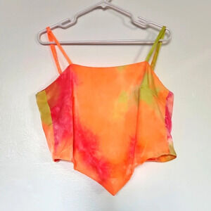 Neon Tie Dye Top